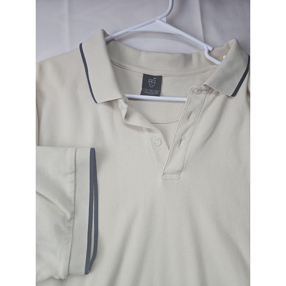 Vintage Nike Golf Polo Tan Men's‎ Size 3XL *CLEAN* 100% Cotton